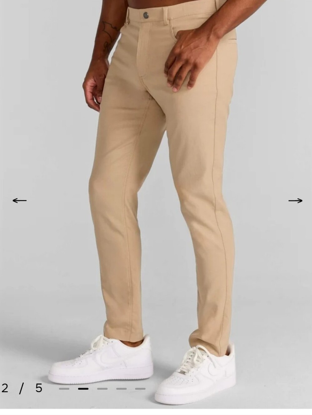 Redvanly Calvin Pull-on Chino Khaki Pants Size XXL